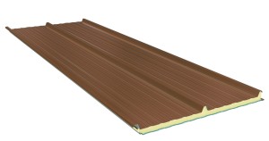 Střešní panely, poliuretan, tloušťka 120mm, TD3